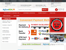 Tablet Screenshot of mysuredeal.com